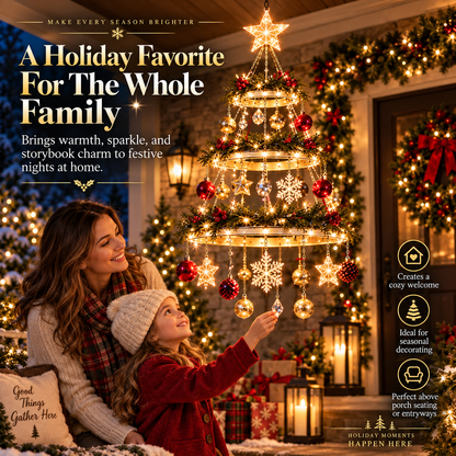 ✨ Holiday Hanging Light – Illuminated Christmas Garden & Porch Décor