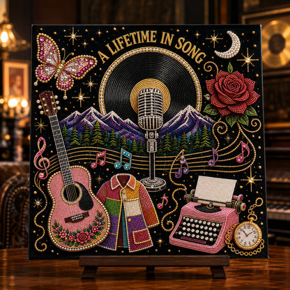 🎁🎤 Premium 3D Pearl Dolly Country Music Tribute Art Kit 💎✨