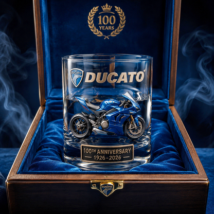 🍺Ducati 100th Anniversary Whiskey Glass