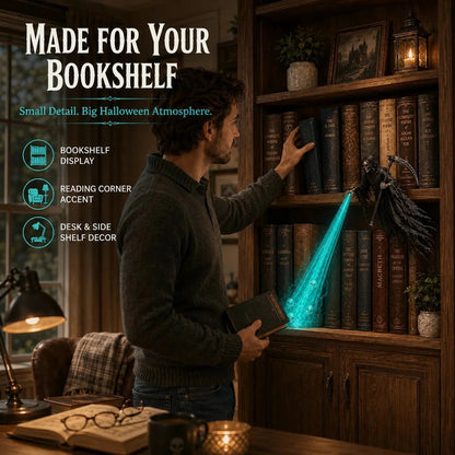 💀 The Soul Collector — Haunted Reaper Shelf Light