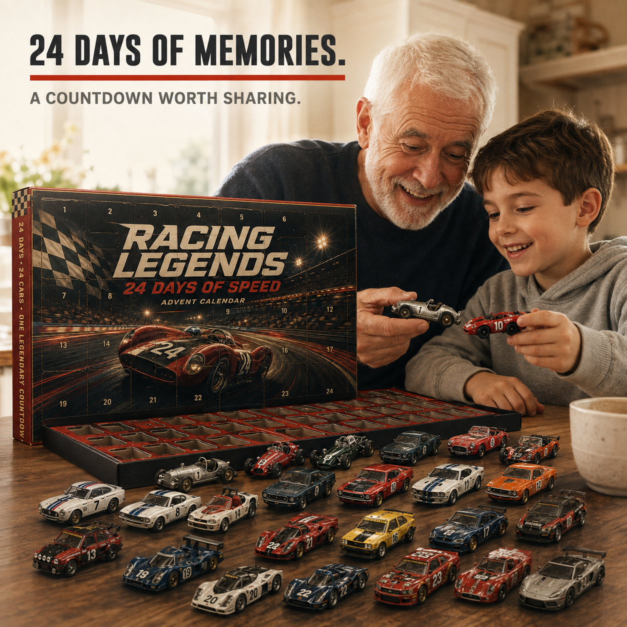 Racing Legends Advent Calendar — 24 Days of Speed