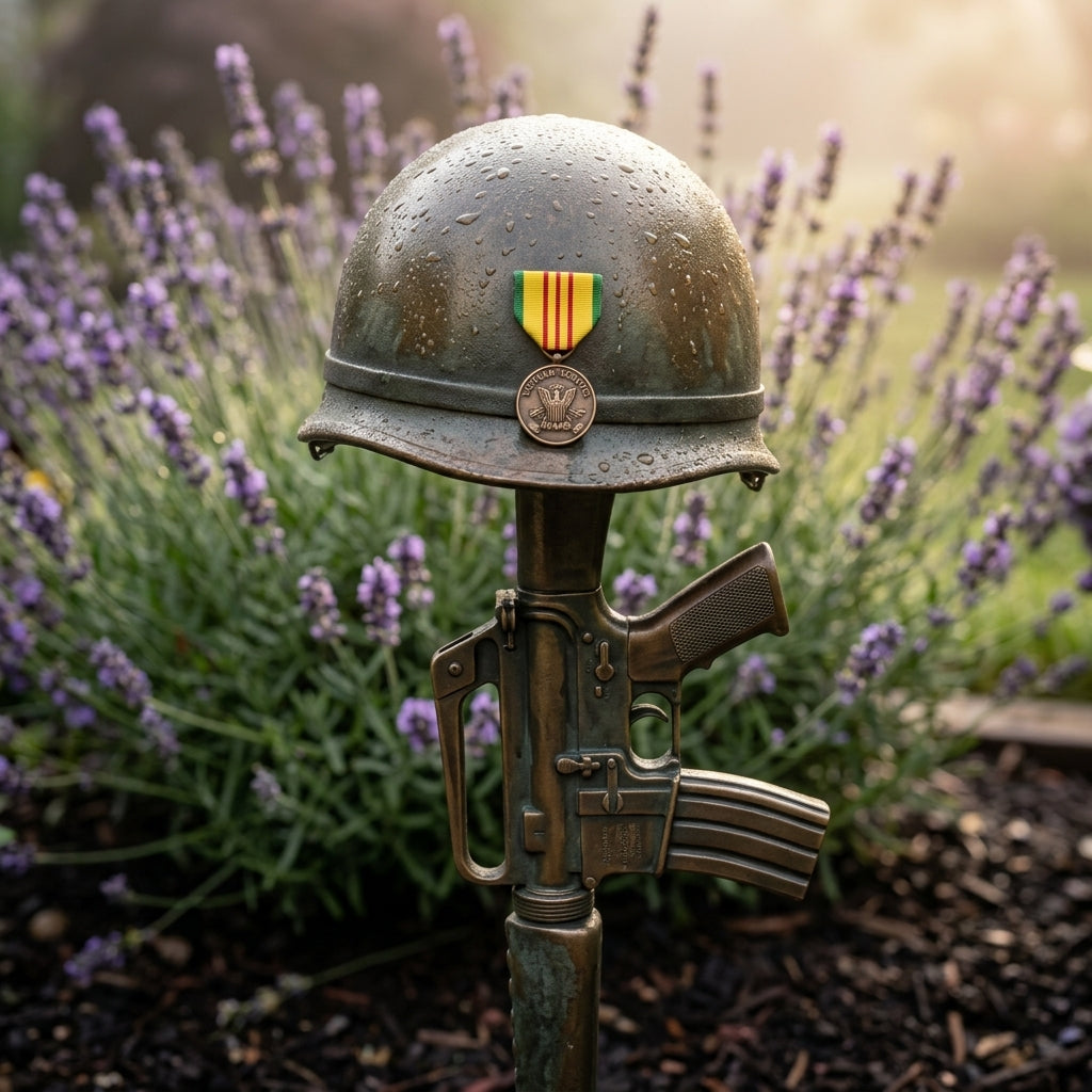 🔥Last Day 50% OFF🔥- Vietnam Veteran Tribute Garden Stake – Honoring Our Heroes