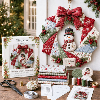 🔥HOT SALE🔥🎄Beginner-Friendly DIY Christmas Fabric Wreath Kit Collection | Complete Kit with Coordinated Fabrics, Wreath Materials & Step-by-Step Guide Included 💕