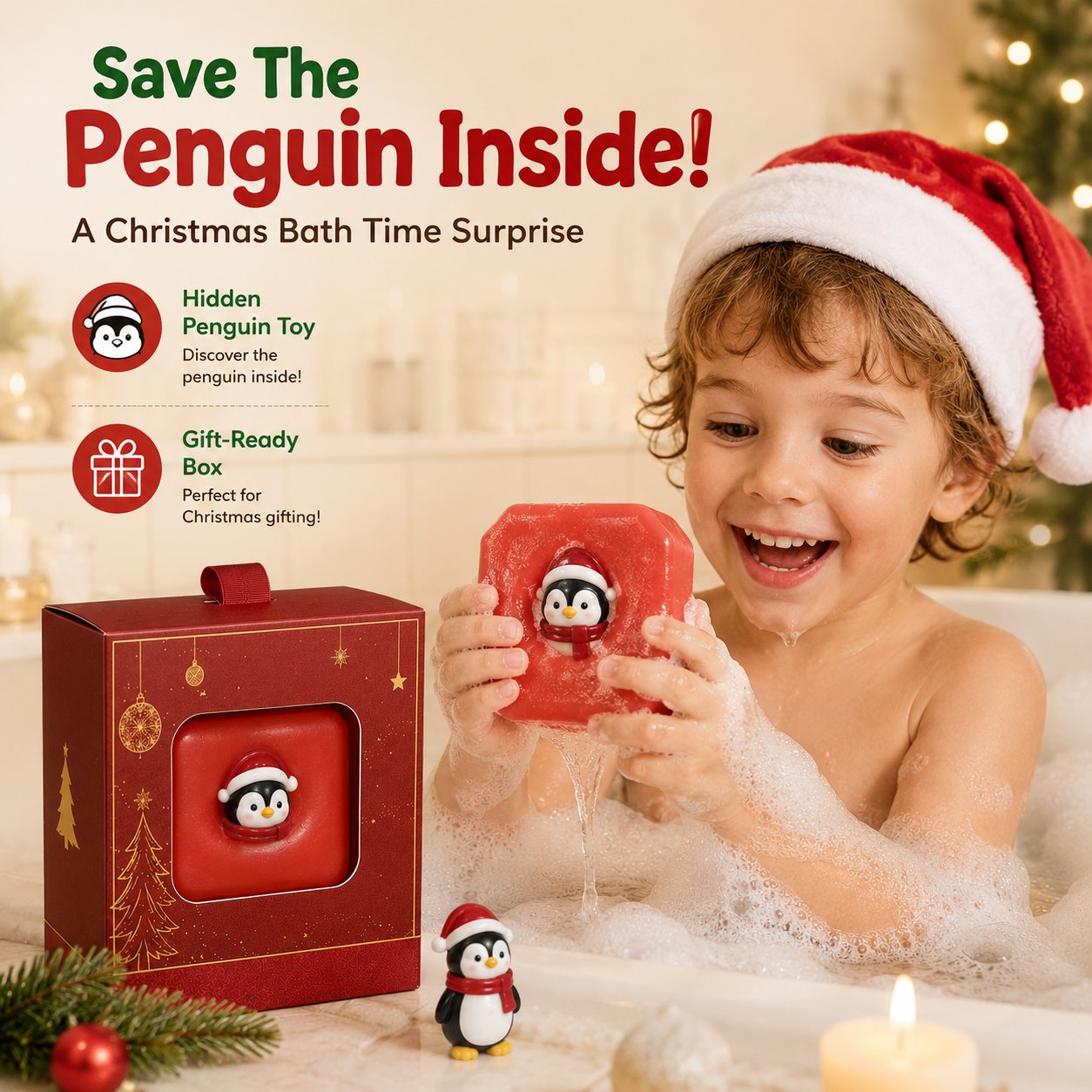 🛁 Christmas Surprise Soap