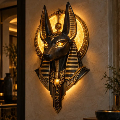 ☀️Anubis Guardian Wall Light – ANCIENT PRESENCE. MODERN GLOW
