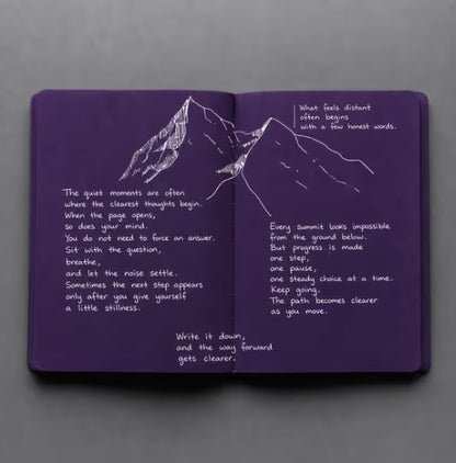 🎨📘 Think in Color Creative Notebook – 140 GSM Pages + Free White Gel Pen