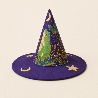 🔥Last Day 49% OFF - 🧙‍♀️ ✨ Quilted Patchwork Witch Hat – Choose Your Magical Pattern