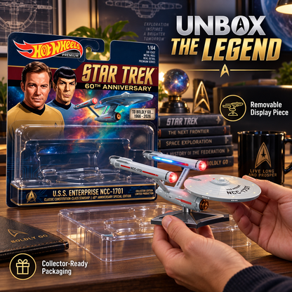 🖖 STAR TREK 60TH ANNIVERSARY U.S.S. ENTERPRISE NCC-1701 COLLECTIBLE