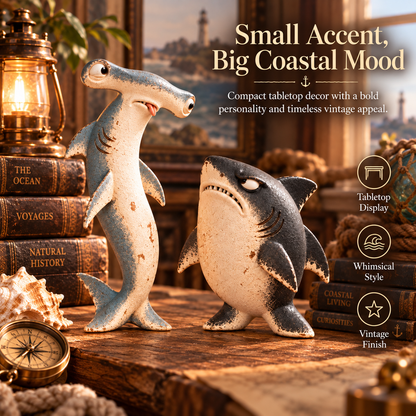 🦈 The Odd Shark Duo — One Has Ideas, the Other Has Regrets🎁