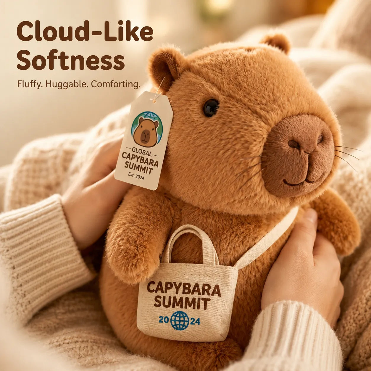 🦫Lazy Capybara Relax Summit Plush Toy