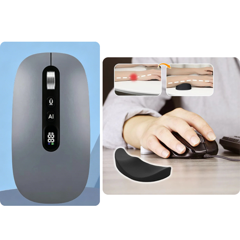 🎁2026 New Arrivals 50% OFF💥AI Smart Voice Wireless Mouse Real-Time Translation, Silent Click  Boosts Productivity For Work & Study! ⚡🖱️💬