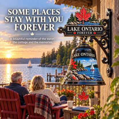 🍁 Lake Ontario Forever Hanging Bell 🔔