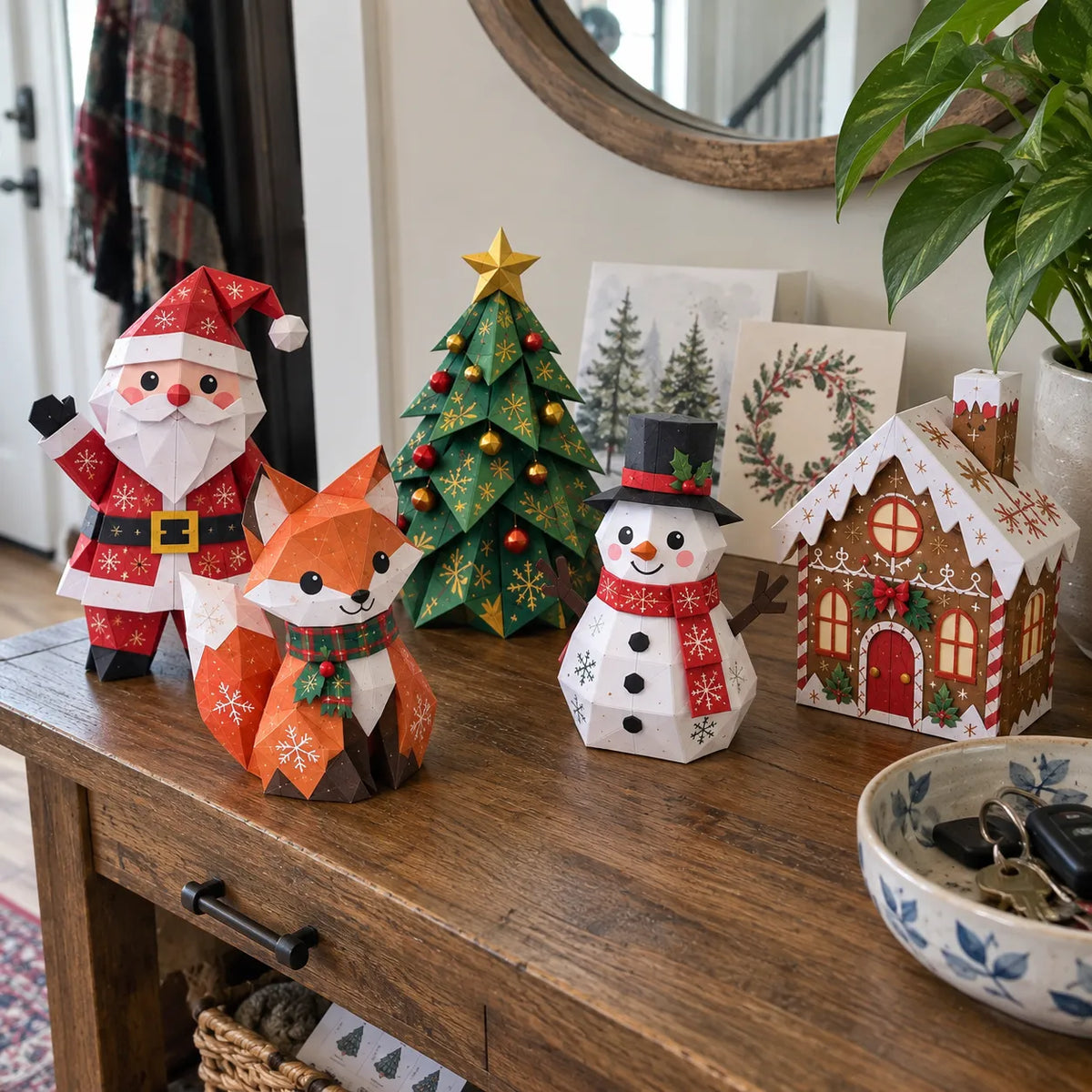 🎄✨ Create Your Own Christmas Magic – Easy 3D Layered Paper Craft Kit for Beginners