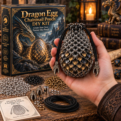 🔥🐉Dragonkeeper’s Pouch – DIY Craft Kit