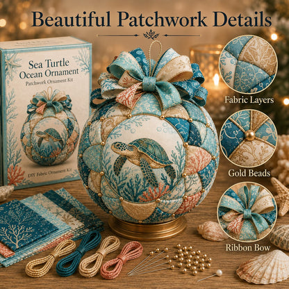 🌊 Ocean Treasures Patchwork Ornament DIY Kit
