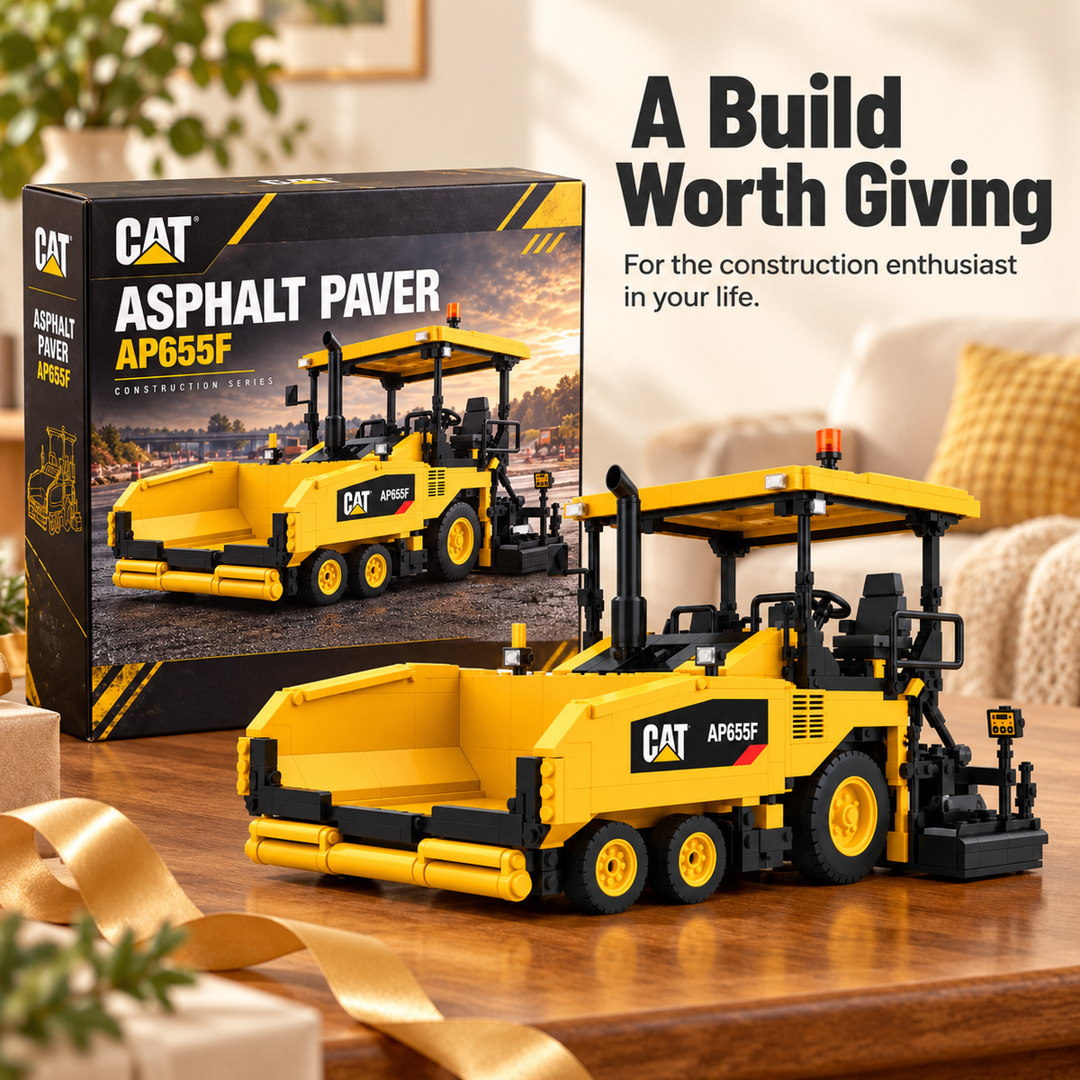 Heavy-Duty Asphalt Paver Building Block Set