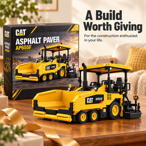 Heavy-Duty Asphalt Paver Building Block Set