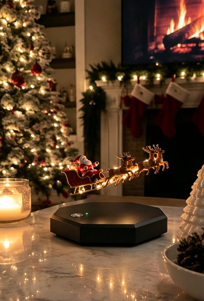 The best Christmas decorations-Santa's Flying Sleigh
