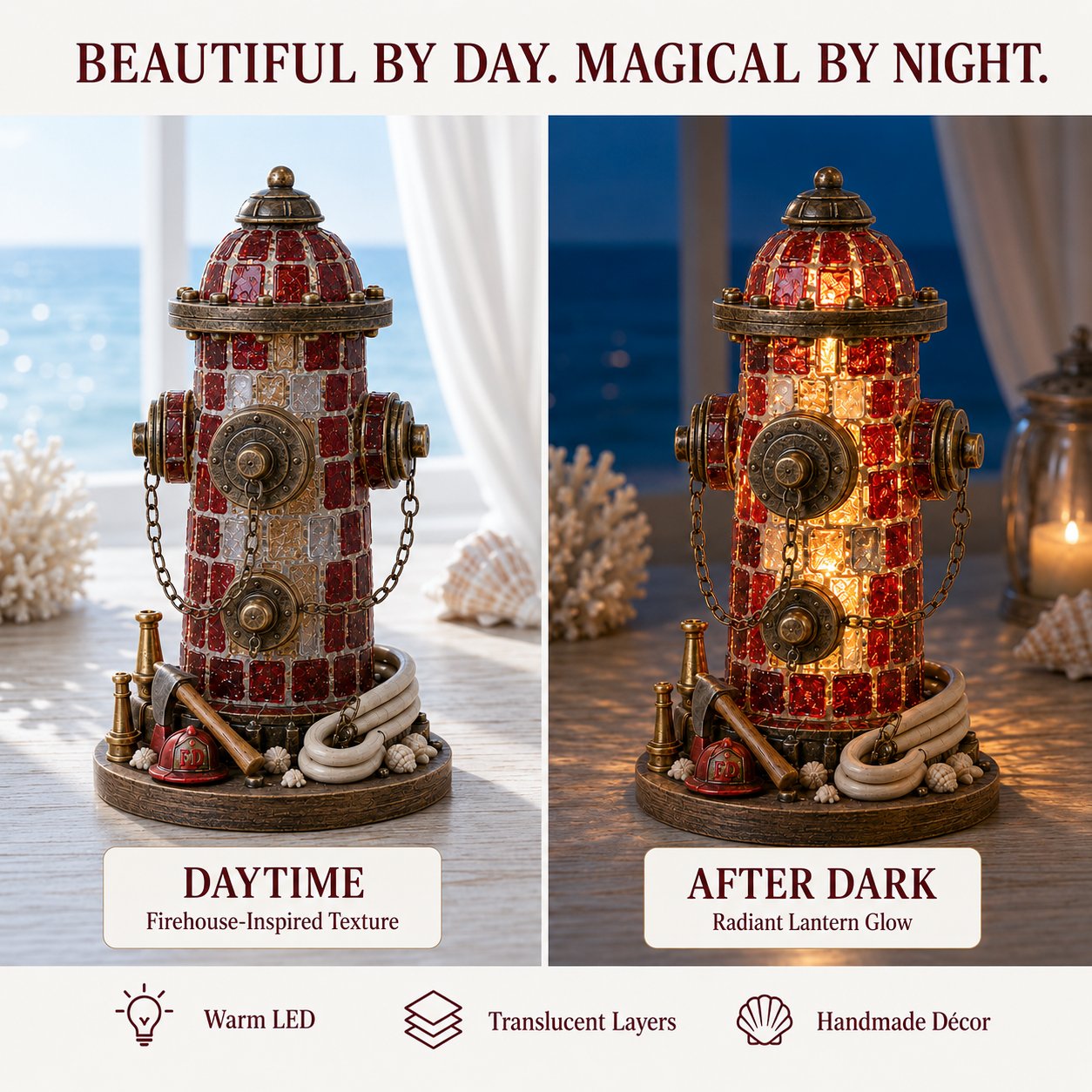 ⏳ Last Day 49% OFF – 🚒 Beginner-Friendly Vintage Firehouse Mosaic Light DIY Kit Collection | Complete Kit with Mosaic Pieces, LED Lights & Step-by-Step Guide Included 💕