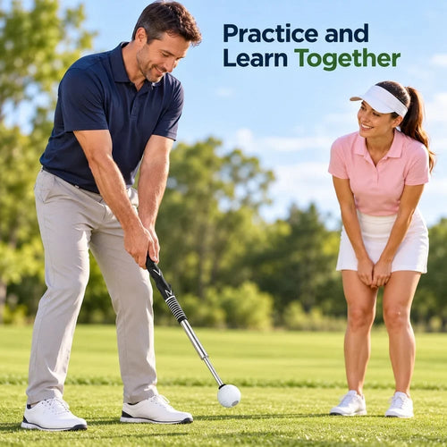 💥🏆Golf Grip Practice Tool with Contoured Handle and Ball End