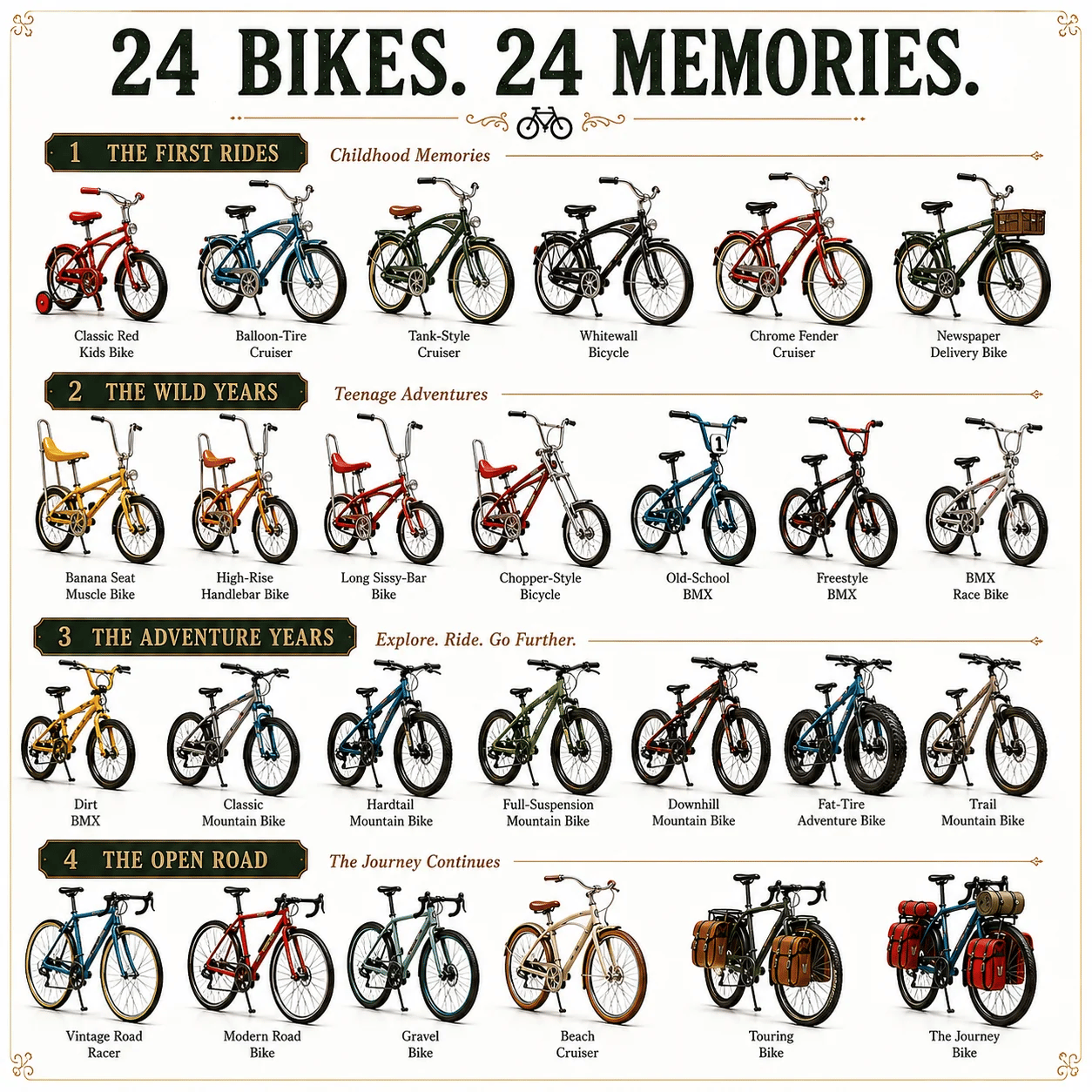 🚲🎄 24 Days of Vintage Rides – Retro Bicycle Christmas Collector Countdown