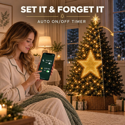 🔥In stock 100pcs - Shipment within 24 hours🎅Smart Pixel Christmas Tree Lights | App Customizable Animated LED String Lights
