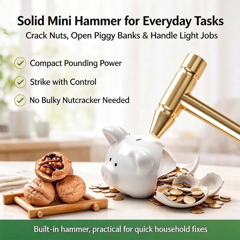 🛠️6 in 1 Mini Multifunction Hammer & Screwdriver Hand Tools Ideal