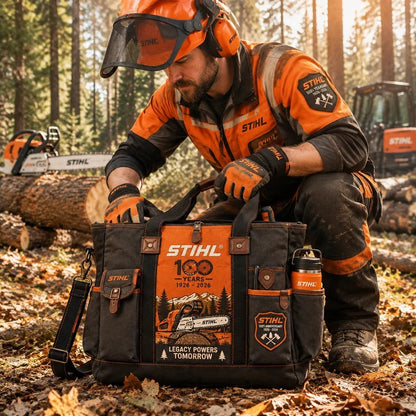 STIHL 100th Anniversary Edition Heavy-Duty Multifunctional Outdoor Tote Bag