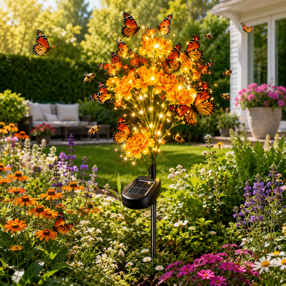 🦋 Solar Butterfly Flower Garden Lights
