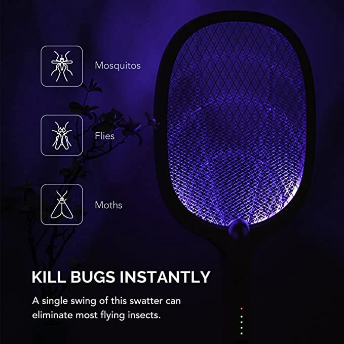 🦟⚡Rechargeable Electric Mosquito Swatter – Powerful Protection Anytime, Anywhere