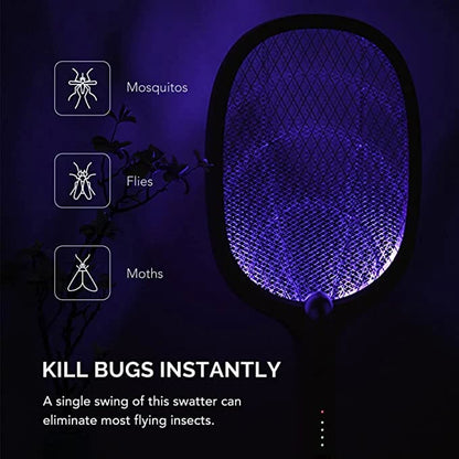 🦟⚡Rechargeable Electric Mosquito Swatter – Powerful Protection Anytime, Anywhere