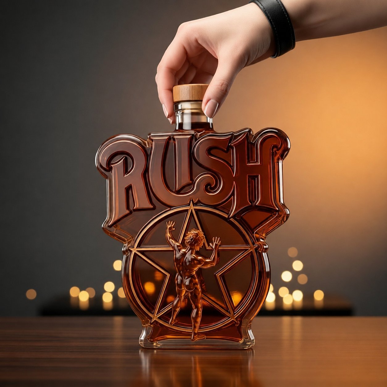 🎸 RUSH Fifty Something Reunion Tour Commemorative Decanter