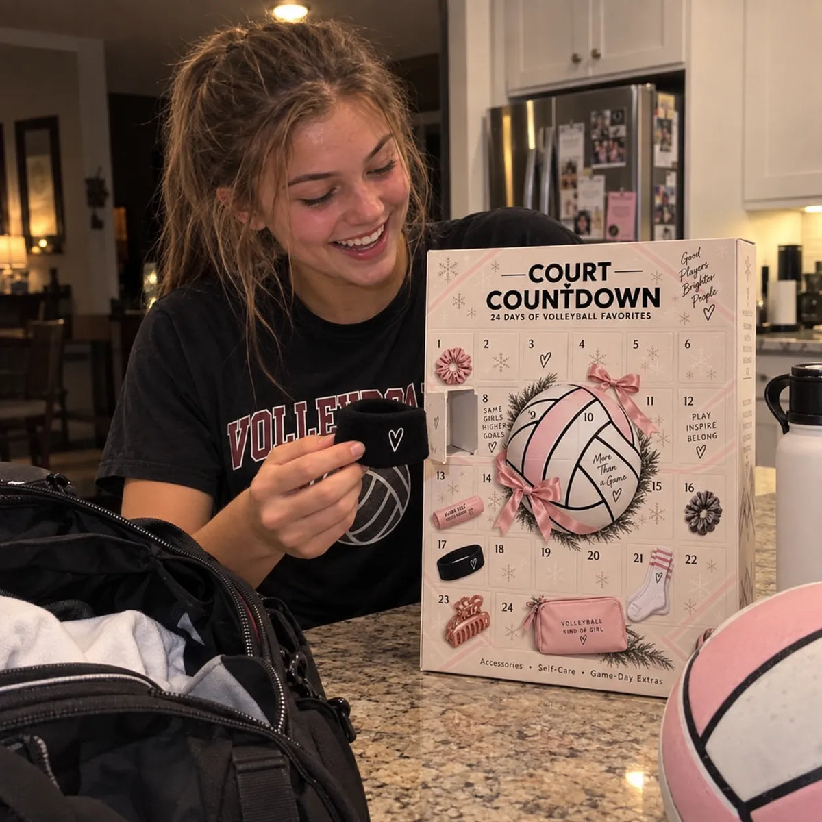 ⏳ Last Day 49% OFF – 🏐 2026 Volleyball Advent Calendar | 24 Mystery Doors with Sporty Surprises for Players & Volleyball Fans 🎁