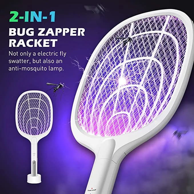 🦟⚡Rechargeable Electric Mosquito Swatter – Powerful Protection Anytime, Anywhere