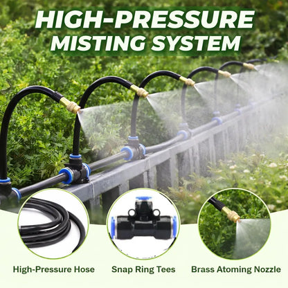 Flexible Garden Misting Kit for Everyday Watering