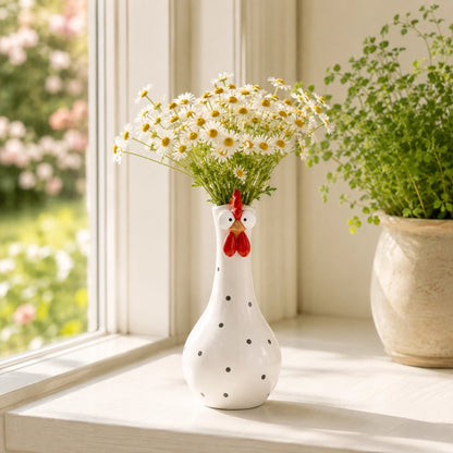 Cluck & Bloom™ Whimsical Chicken Flower Vase