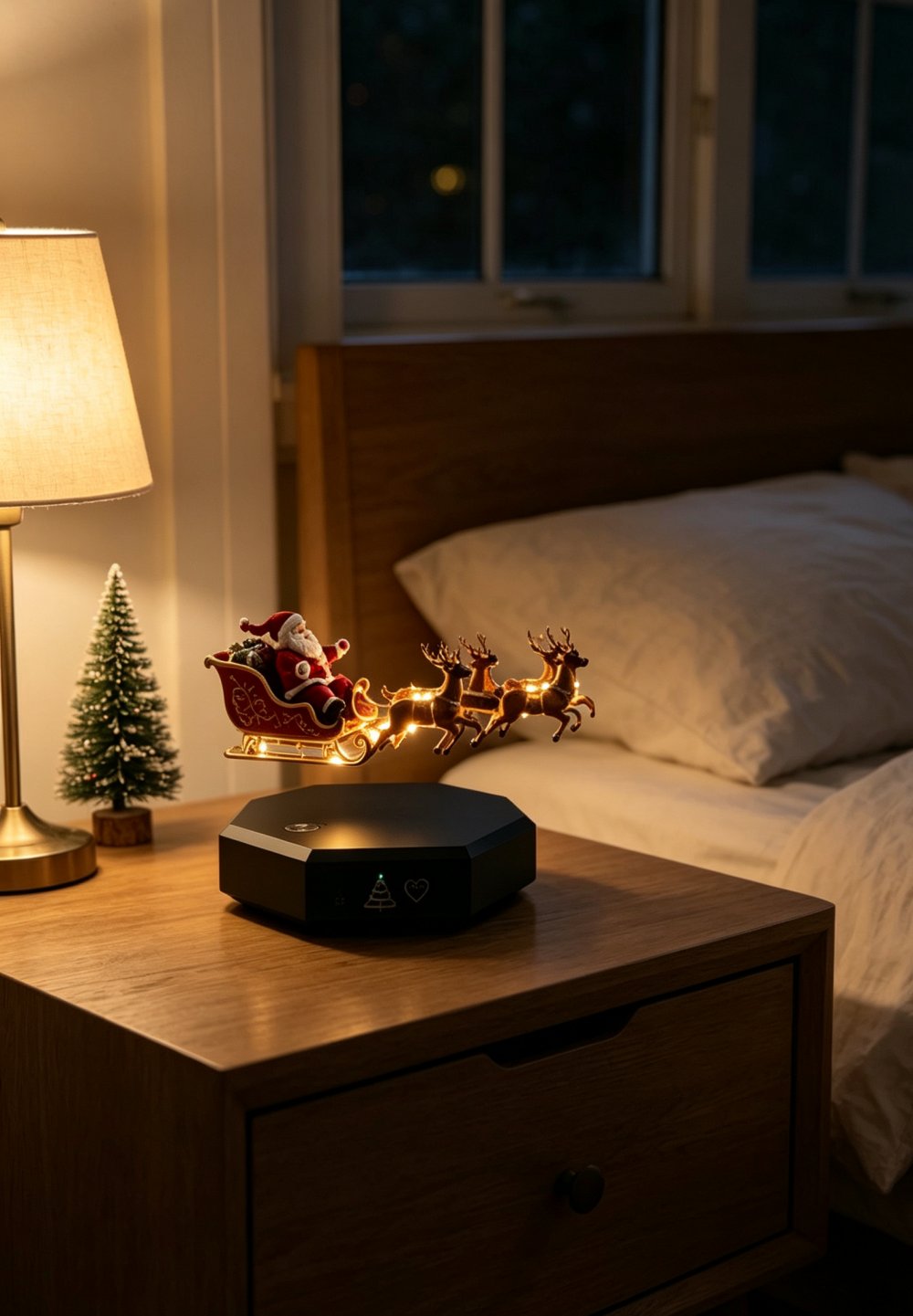 The best Christmas decorations-Santa's Flying Sleigh
