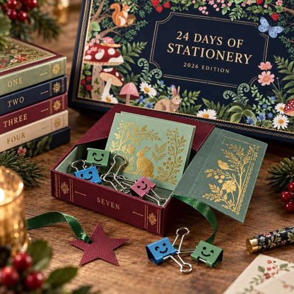 24-Day Stationery Advent Calendar 2026 – Christmas Gift Set