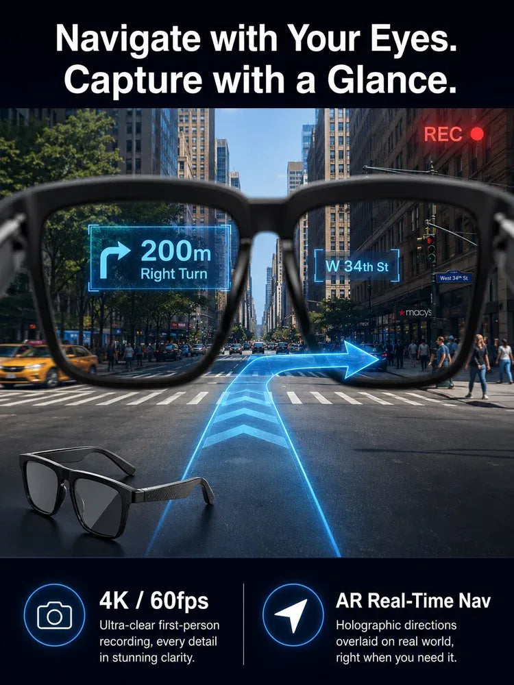 AI Smart Bluetooth Glasses🕶️
