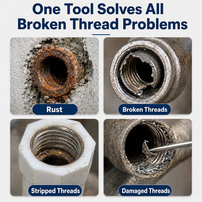 🔥HOT SALE🔥🛠️ Broken Pipe Thread Extractor | Fast Drill-Powered Broken Fitting Removal Tool