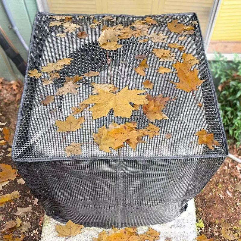 ❄️🍂 Heavy-Duty Mesh AC Cover – All-Season Outdoor Protection