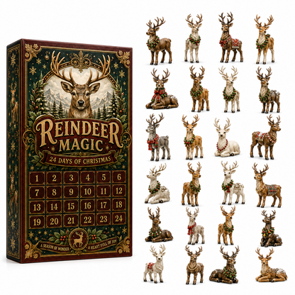 ✨24-Day Christmas Countdown Advent Calendar –Reindeer Magic  Ornament