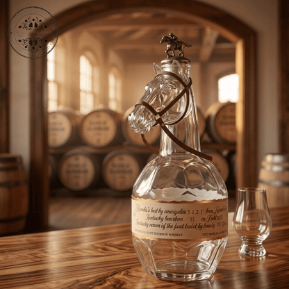 Kentucky Derby Horse Head Bourbon Decanter Bottle