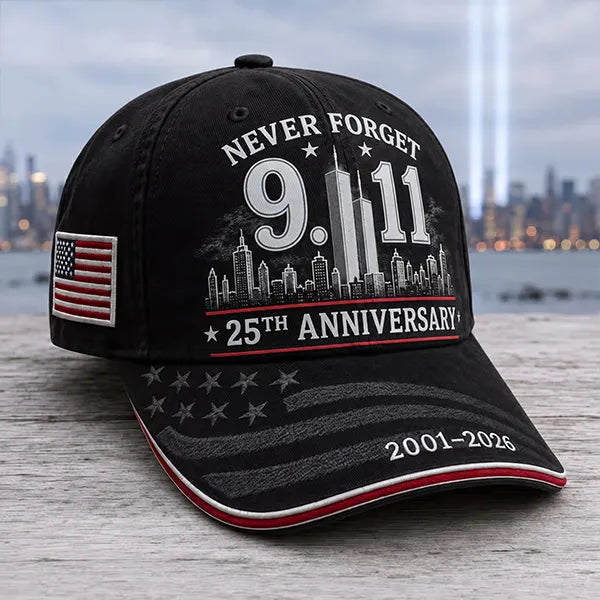 Black commemorative cap
