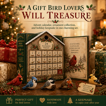 🎄 Christmas Bird Lovers Crochet Advent Calendar