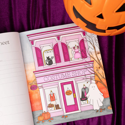 👻🦇Sweet & Spooky Coloring Book | 🎨✍️Your Cozy Halloween Coloring Escape(Hardcover)