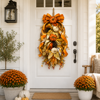 🍂Fall Wreath for Front Door