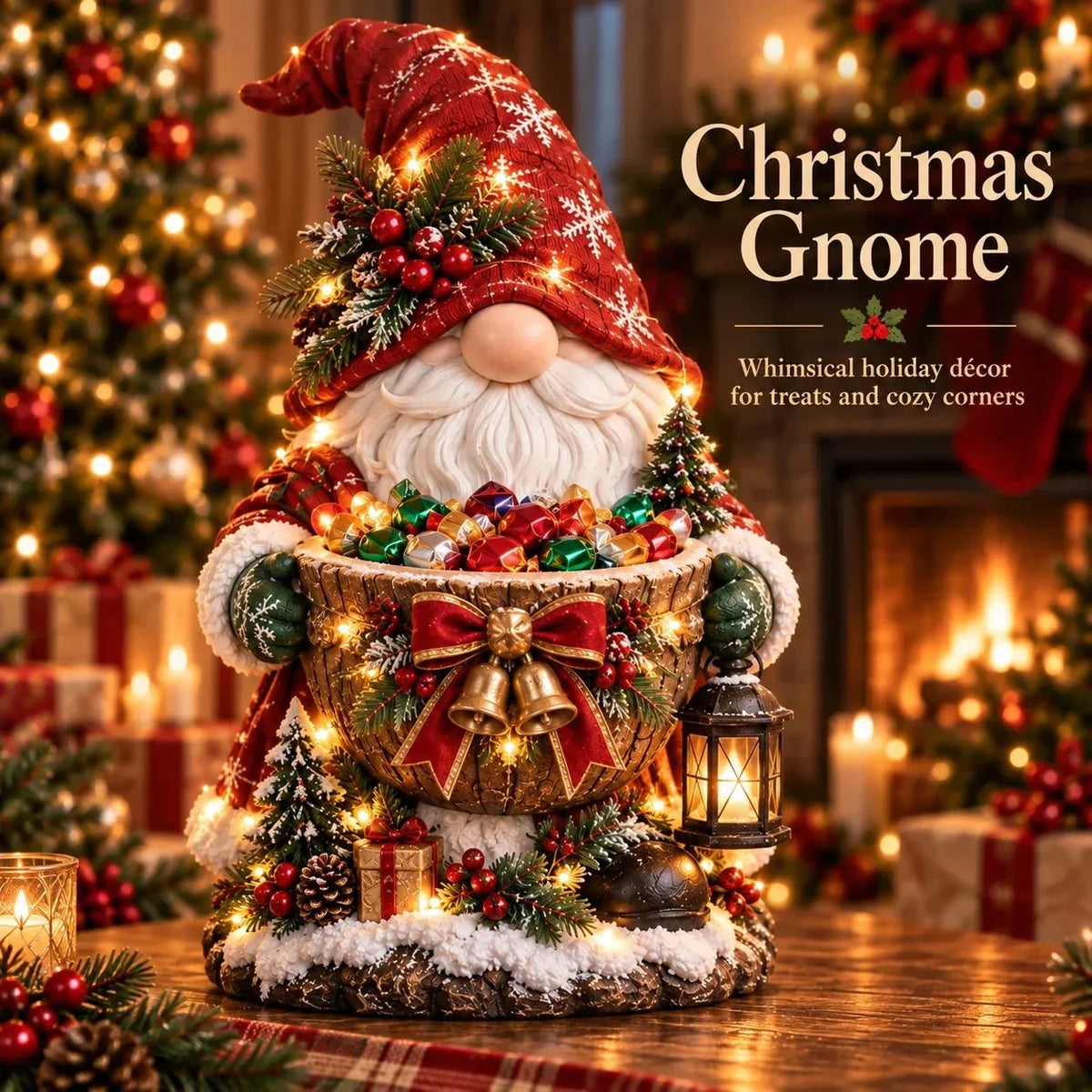 🎄 Christmas Sale – 49% OFF ✨ Lighted Christmas Candy Bowl Collection – 5 Festive Holiday Designs