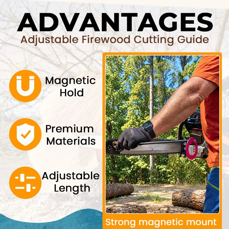 🪚🌲 Quick-Mark Chainsaw Cutting Guide – Faster, More Consistent Log & Firewood Cuts