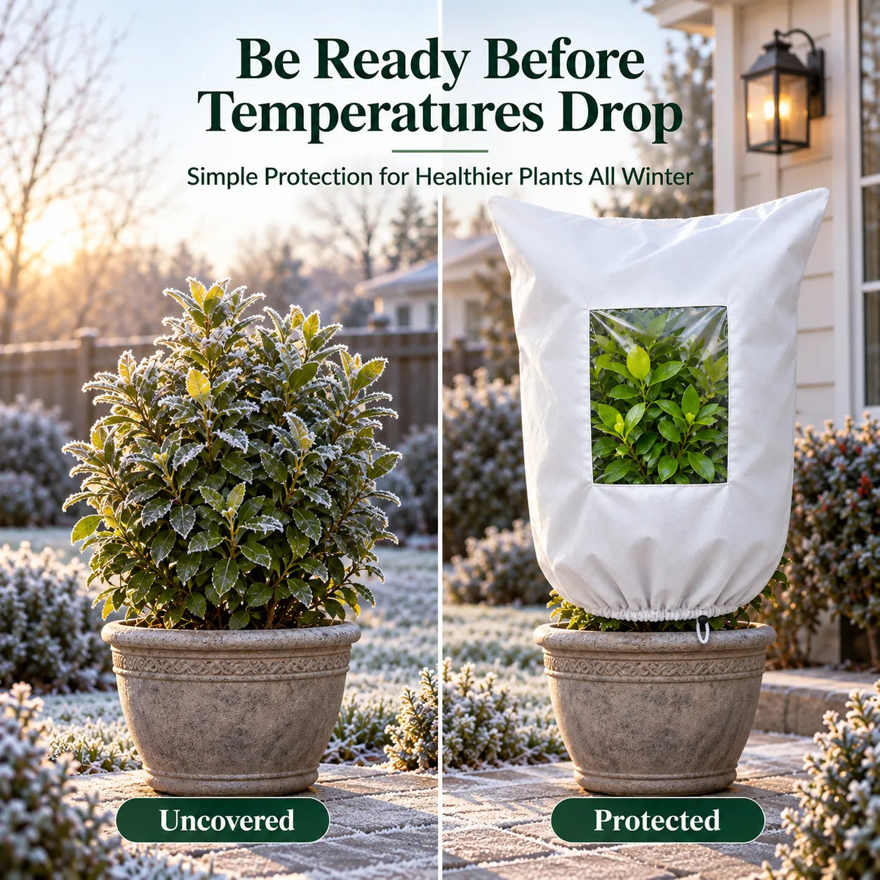 ❄️🌿 Winter Garden Shield Cover – Frost & Cold Protection for Outdoor Plants